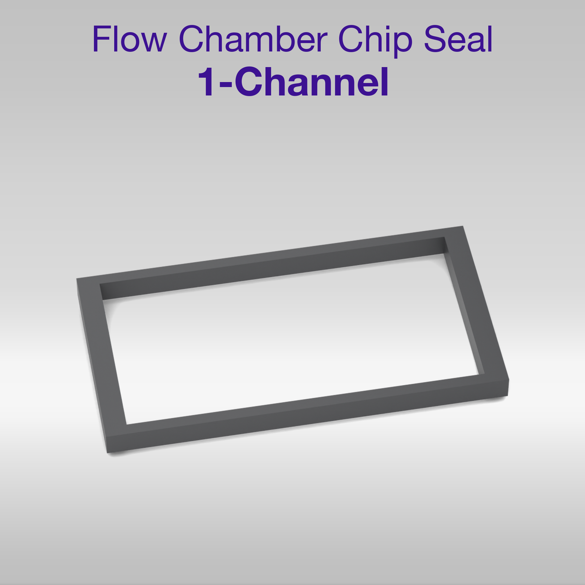 Black silicone chip seal for the 1-channel screw-type flow chamber of the MACS Matchmaker