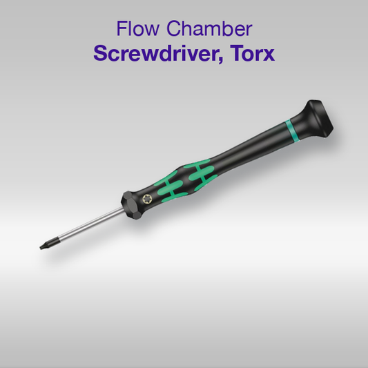 Torx screwdriver with holding function for assembling the MACS Matchmaker flow chambers