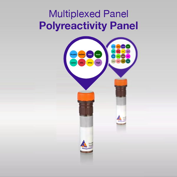 Polyreactivity Panel, overview of both panel versions